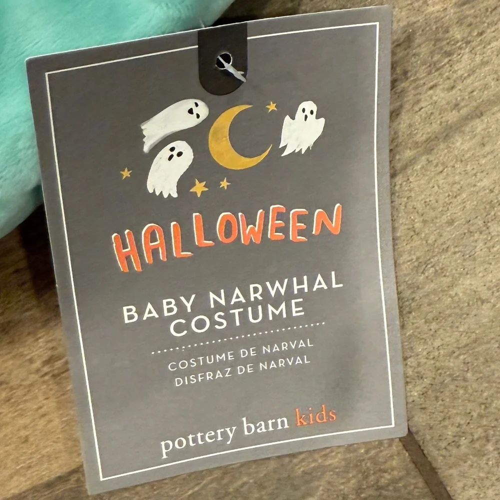 Baby Blue Narwhal Costume - PBK